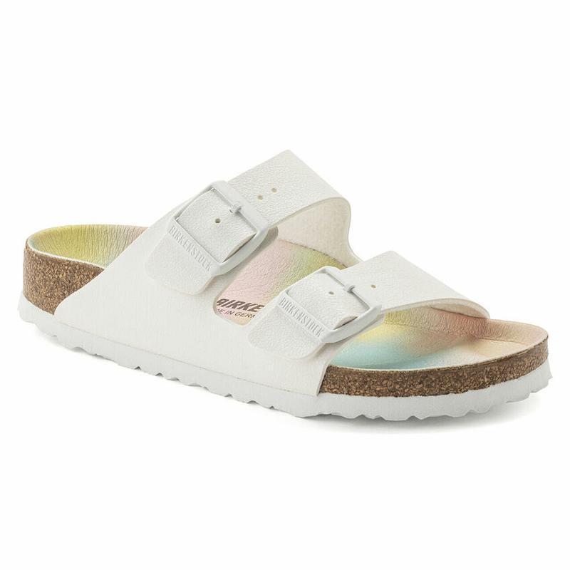 Arizona Birkenstock Vegan Birkibuc Damske Biele | SK 2AHK